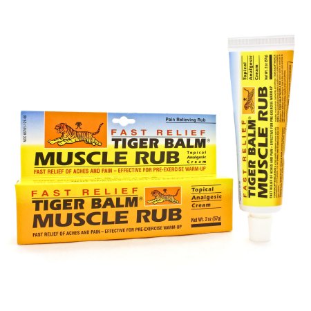 Tiger Balm® Active Muscle Rub 15% - 5% - 3% Strength Camphor / Menthol / Methyl Salicylate Ointment 2 oz.