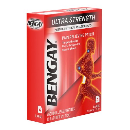 Bengay® Ultra Strength 5% Strength Menthol Patch 4 per Box