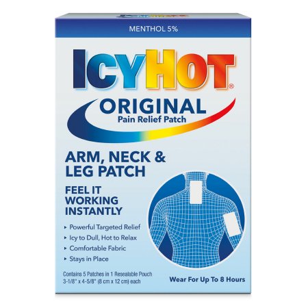 Icy Hot® 5% Strength Menthol Patch 5 per Box
