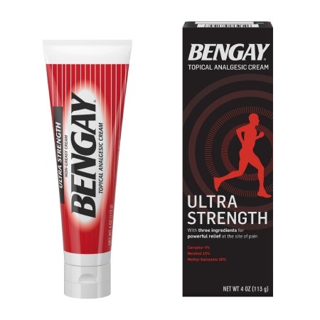 Bengay® Ultra Strength 30% - 10% - 4% Strength Camphor / Menthol / Methyl Salicylate Cream 4 oz.